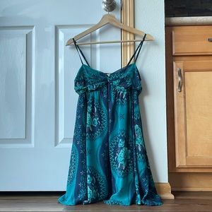 Free People Baby Doll Mini Dress y2k